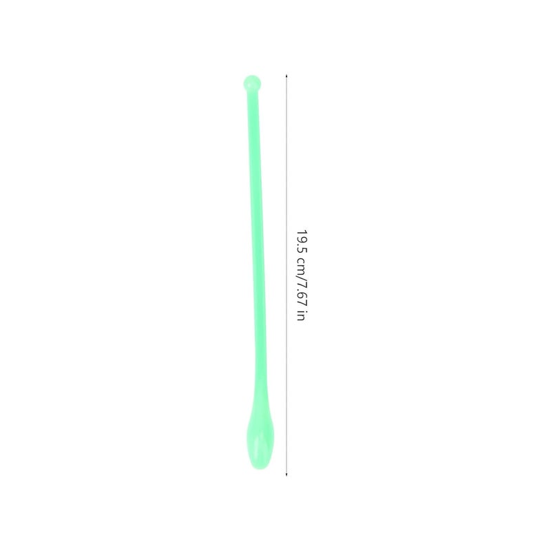 BUGUUYO Lab Sampling Spoons Set - 100 Pcs Plastic Disposable Mixing Spatulas for Precise Powder and Granule Handling in Laboratory Home and Restaurant Use - Image 2